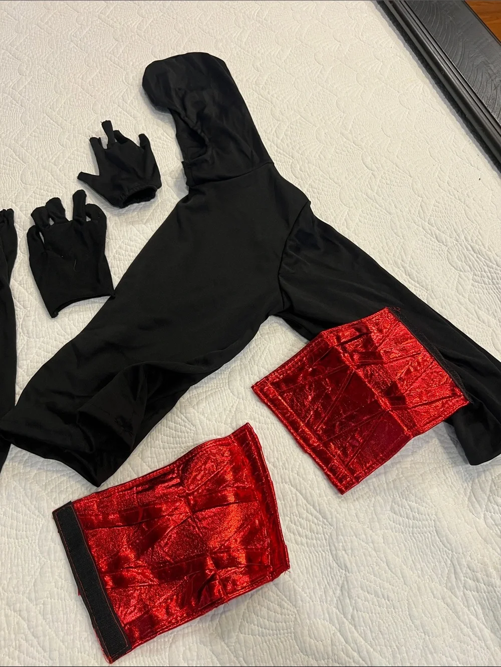 Kids Ninja Costume - Black & Red